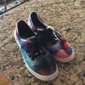 Vans galaxy tennis shoes